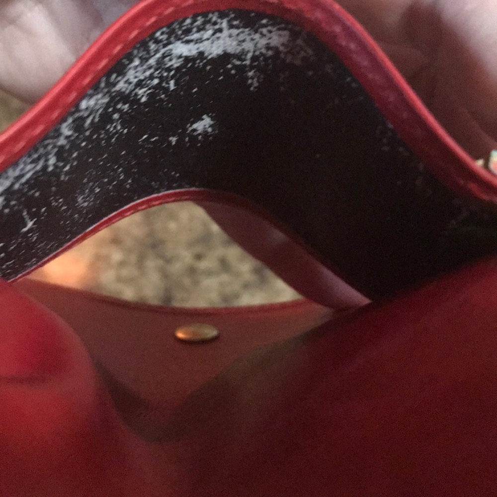 Red Epi LV Leather Key Holder - Picture 8 of 8